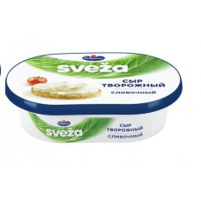 Сыр творожный Савушкин сливочный SVEZA 180г (Овал)